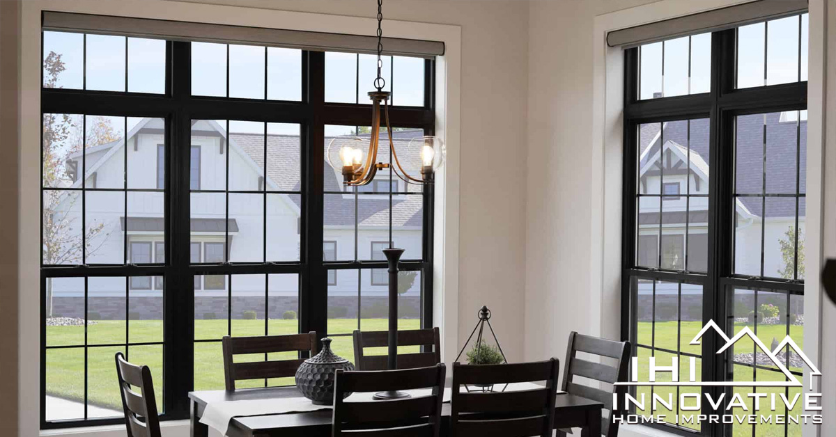 Black Interior Vinyl Windows